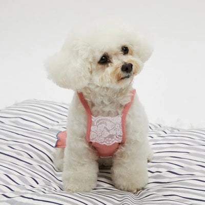 ルイスドッグ louisdog Rosy Lace TANK【小型犬 ドッグウエア トップス タンクトップ ノースリーブ セレブ】