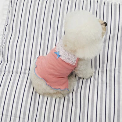 ルイスドッグ louisdog Rosy Lace TANK【小型犬 ドッグウエア トップス タンクトップ ノースリーブ セレブ】