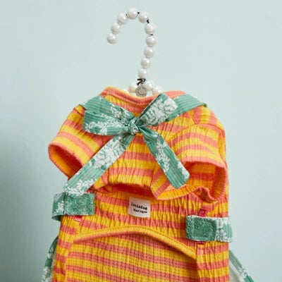 ルイスドッグ louisdog Garland Layered Dress TEE【小型犬 犬服 ドッグウエア トップス Tシャツ ワンピース スカート ドレス セット セレブ】