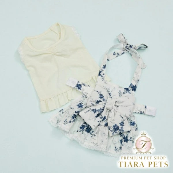 ルイスドッグ louisdog Luise Layered Dress TEE【小型犬 犬服 ドッグウエア トップス Tシャツ ワンピース スカート ドレス セット セレブ】
