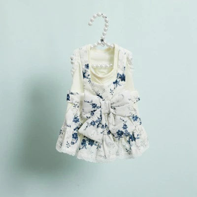 ルイスドッグ louisdog Luise Layered Dress TEE【小型犬 犬服 ドッグウエア トップス Tシャツ ワンピース スカート ドレス セット セレブ】