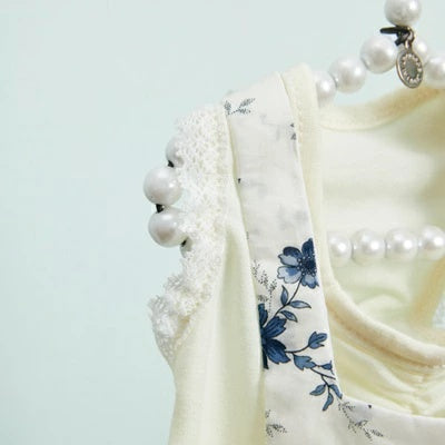 ルイスドッグ louisdog Luise Layered Dress TEE【小型犬 犬服 ドッグウエア トップス Tシャツ ワンピース スカート ドレス セット セレブ】