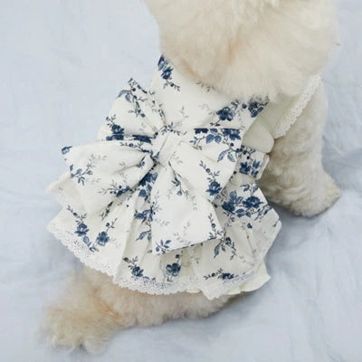 ルイスドッグ louisdog Luise Layered Dress TEE【小型犬 犬服 ドッグウエア トップス Tシャツ ワンピース スカート ドレス セット セレブ】