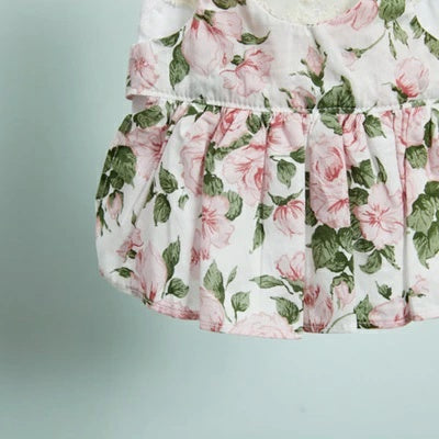 ルイスドッグ louisdog Carline Rose Layered Dress TEE【小型犬 犬服 ドッグウエア トップス Tシャツ ワンピース スカート ドレス セット セレブ】