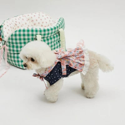 ルイスドッグ louisdog Myria Layered Dress TEE【小型犬 犬服 ドッグウエア トップス Tシャツ ワンピース スカート ドレス セット セレブ】