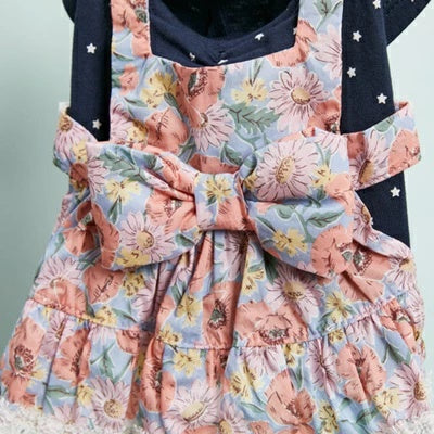 ルイスドッグ louisdog Myria Layered Dress TEE【小型犬 犬服 ドッグウエア トップス Tシャツ ワンピース スカート ドレス セット セレブ】
