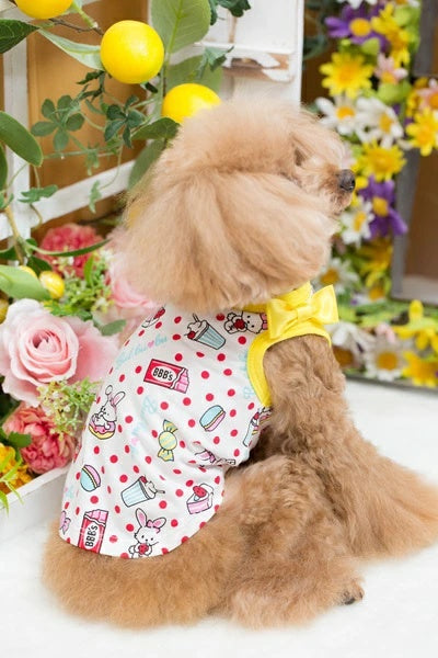 ブルブブCOOL LAUREL 犬服 XS カップケーキ刺繍 ブルブブ BUL BU-BU COOLキューティーうさ子T/K【小型犬 犬服 ドッグ
