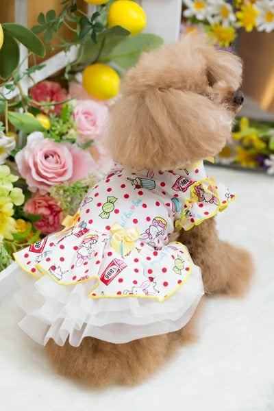 ブルブブ BUL BU-BU COOLキューティーうさ子O/P【小型犬 犬服 ドッグウエア ウエア ワンピース ドレス スカート セレブ】