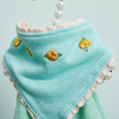 ルイスドッグ louisdog Mint Breeze TEE & Scarf【小型犬 犬服 ドッグウエア トップス Tシャツ スカーフ セット セレブ】