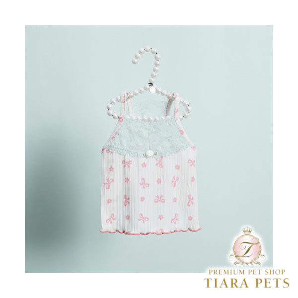 ルイスドッグ louisdog Blush Lace TANK【小型犬 犬服 ドッグウエア トップス タンクトップ ノースリーブ セレブ】