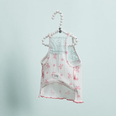 ルイスドッグ louisdog Blush Lace TANK【小型犬 犬服 ドッグウエア トップス タンクトップ ノースリーブ セレブ】