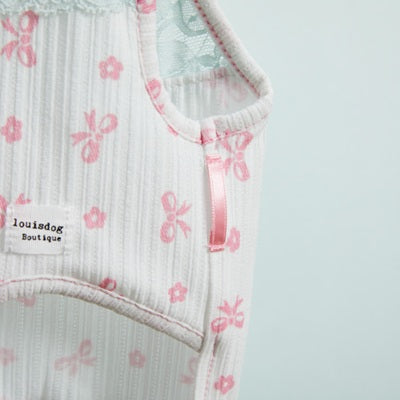 ルイスドッグ louisdog Blush Lace TANK【小型犬 犬服 ドッグウエア トップス タンクトップ ノースリーブ セレブ】