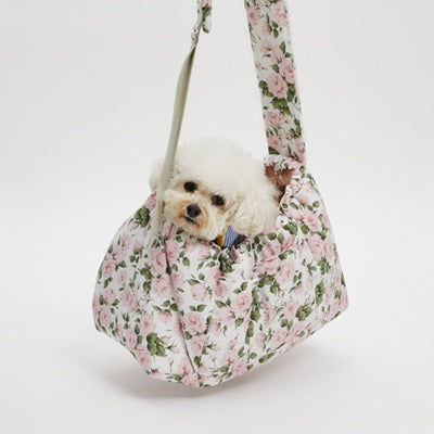 ルイスドッグ louisdog Carline Rose Sling Bag【小型犬 犬用 スリングバッグ キャリーバッグ お出掛け セレブ】