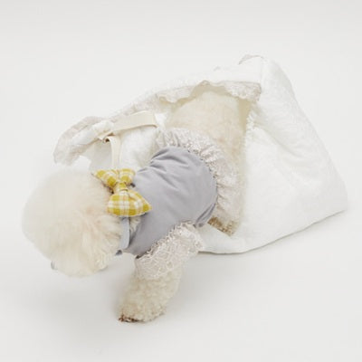 ルイスドッグ louisdog Sunday Bloom Sling Bag【小型犬 犬用 スリングバッグ キャリーバッグ お出掛け セレブ】