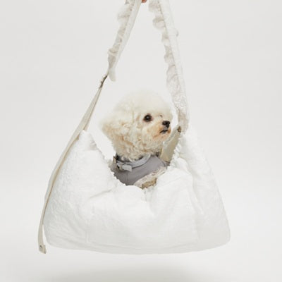ルイスドッグ louisdog Sunday Bloom Sling Bag【小型犬 犬用 スリングバッグ キャリーバッグ お出掛け セレブ】
