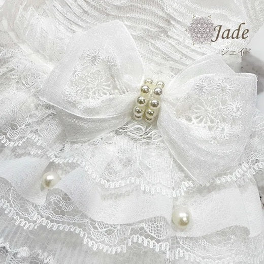 グラマーイズム Glamourism ジェイド（Jade）ホワイト【小型犬 犬服 ワンピース ドレス スカート セレブ】