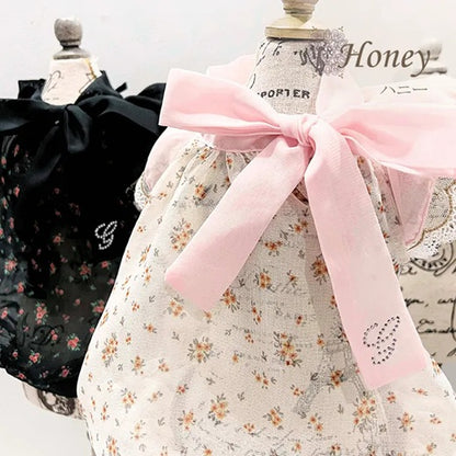 グラマーイズム Glamourism ハニー（Honey）選べる2色【小型犬 犬服 ワンピース ドレス スカート セレブ】
