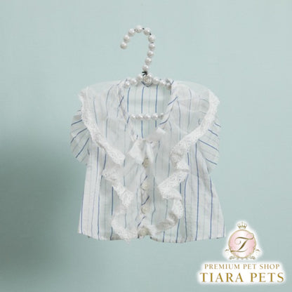 ルイスドッグ louisdog Riviera Blouse【小型犬 犬服 ドッグウエア トップス ブラウス セレブ】