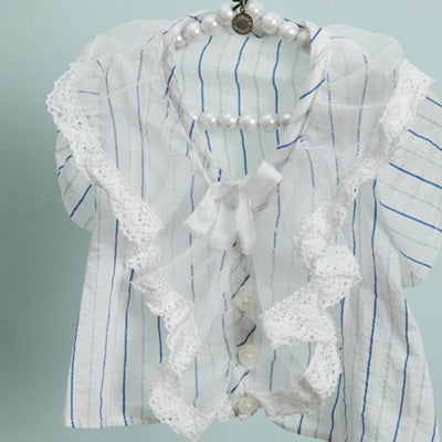 ルイスドッグ louisdog Riviera Blouse【小型犬 犬服 ドッグウエア トップス ブラウス セレブ】