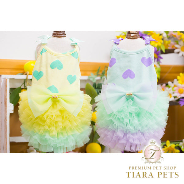 ブルブブ BUL BU-BU Sweet sherbet O/P【小型犬 犬服 ドッグウエア ワンピース スカート ドレス セレブ】
