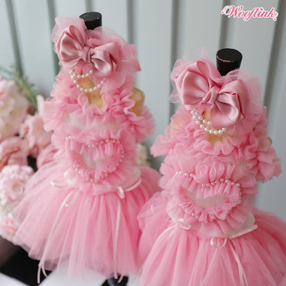 ブルブブ BUL BU-BU PINK BALLERINA HAIRBOW【小型犬 犬用 ヘアアクセサリー ヘアクリップ セレブ】