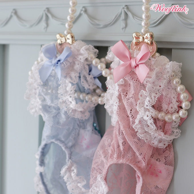 ブルブブ BUL BU-BU LOVE LACE TOP【小型犬 犬服 トップス ノースリーブ セレブ】