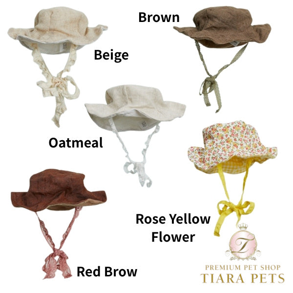 ルイスドッグ louisdog Mellow Brim Hat【小型犬 犬用 帽子 ハット  セレブ】