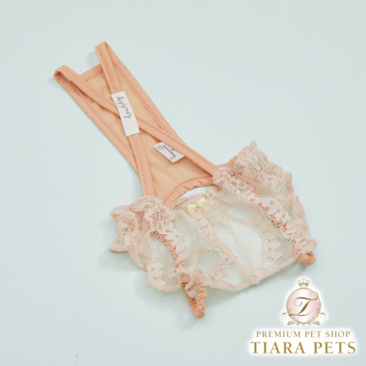 ルイスドッグ louisdog Apricot Lace Brief【小型犬 犬服 ボトムス ズボン つなぎ ロンパース セレブ】
