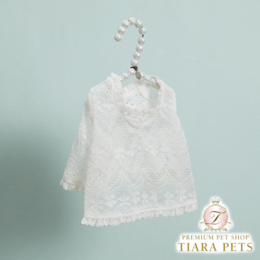 ルイスドッグ louisdog Mellow Lace TEE【小型犬 犬服 トップス 半袖 Tシャツ セレブ】