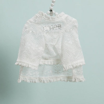 ルイスドッグ louisdog Mellow Lace TEE【小型犬 犬服 トップス 半袖 Tシャツ セレブ】