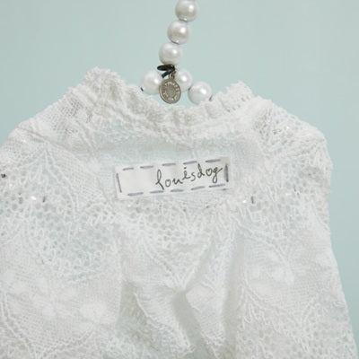 ルイスドッグ louisdog Mellow Lace TEE【小型犬 犬服 トップス 半袖 Tシャツ セレブ】
