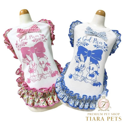 ゴッドピヴァ GODPIVA COOLアニマルTERAタンク【小型犬用 犬服 ドッグウエア トップス タンクトップ ノースリーブ セレブ】