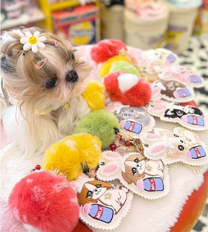 J&Kアニマルズ J&K animals ☆ふわふわきのこチャーム☆【オーナー用 ママ用 チャーム キーホルダー】