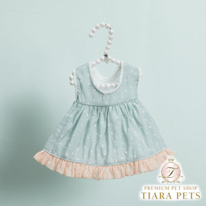 ルイスドッグ louisdog Willow Dress & Scarf【小型犬 犬服 ワンピース スカート ドレス スカーフ セット セレブ】