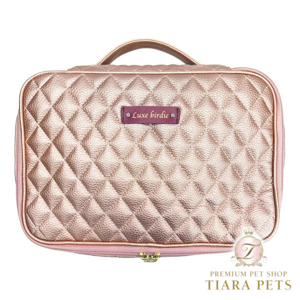 リュクスバーディ Luxe birdie キルティングドレッサーバッグ☆8月下旬入荷予定☆【小型犬 犬用 ドレッサー バッグ アクセサリー入れ ポーチ 収納ボックス セレブ】