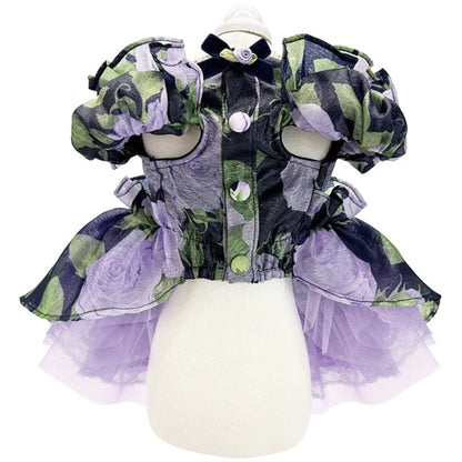 リュクスバーディ Luxe birdie ロザリアワンピース☆9月中旬入荷予定☆【小型犬 犬服 ワンピース ドレス スカート セレブ】