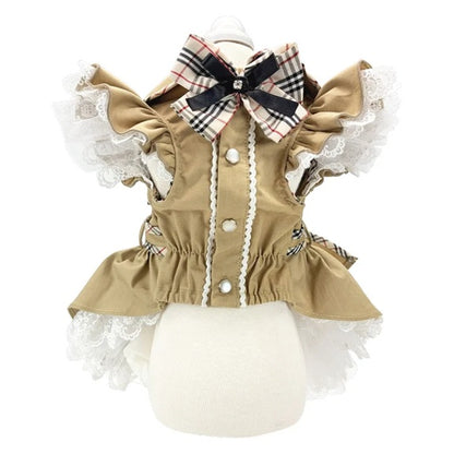 リュクスバーディ Luxe birdie ドゥモワゼルワンピース☆10月中旬入荷予定☆【小型犬 犬服 ワンピース ドレス スカート セレブ】