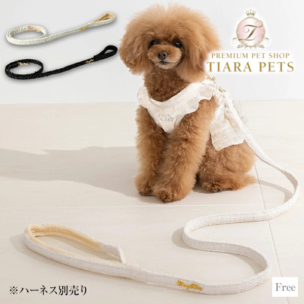 クレイジーブー CRAZYBOO ツイードリード F ☆9月下旬順次発送予約☆【犬服 犬用 リード 小型犬用 トイプードル チワワ ダックス セレブ】