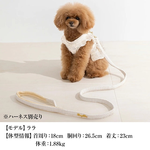 クレイジーブー CRAZYBOO ツイードリード F ☆9月下旬順次発送予約☆【犬服 犬用 リード 小型犬用 トイプードル チワワ ダックス セレブ】