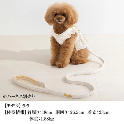 クレイジーブー CRAZYBOO ツイードリード F ☆9月下旬順次発送予約☆【犬服 犬用 リード 小型犬用 トイプードル チワワ ダックス セレブ】