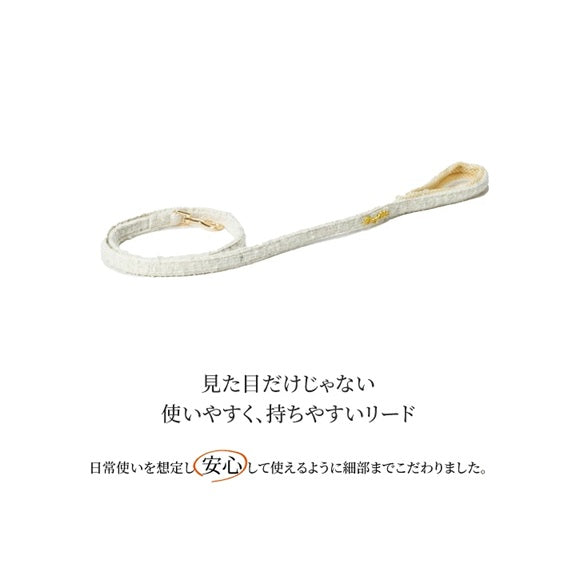クレイジーブー CRAZYBOO ツイードリード F ☆9月下旬順次発送予約☆【犬服 犬用 リード 小型犬用 トイプードル チワワ ダックス セレブ】