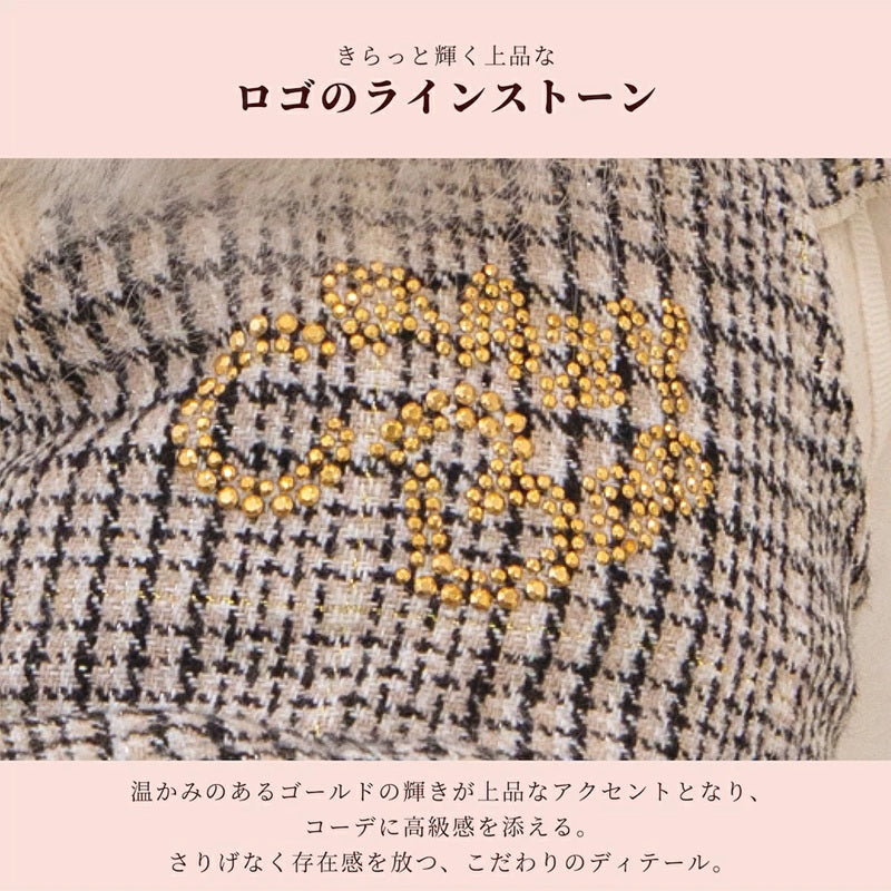 クレイジーブー CRAZYBOO グレンチェックワンピ ☆9月下旬順次発送予約☆【ドッグウエア 犬服 ワンピース スカート ドレス トイプードル チワワ ダックス セレブ】