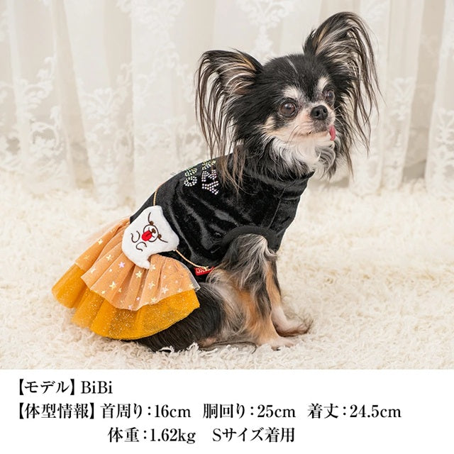 クレイジーブー CRAZYBOO ハロウィンワンピ ☆9月上旬順次発送予約☆【ドッグウエア 犬服 ワンピース スカート ドレス トイプードル チワワ ダックス セレブ】