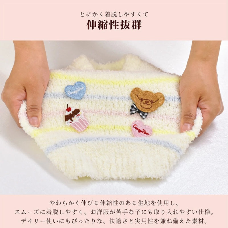 クレイジーブー CRAZYBOO ワッペンマシュマロニット ☆9月下旬順次発送予約☆【ドッグウエア 犬服 小型犬 トップス ニット セーター トイプードル チワワ ダックス セレブ】