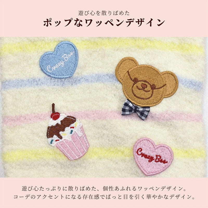 クレイジーブー CRAZYBOO ワッペンマシュマロニット ☆9月下旬順次発送予約☆【ドッグウエア 犬服 小型犬 トップス ニット セーター トイプードル チワワ ダックス セレブ】