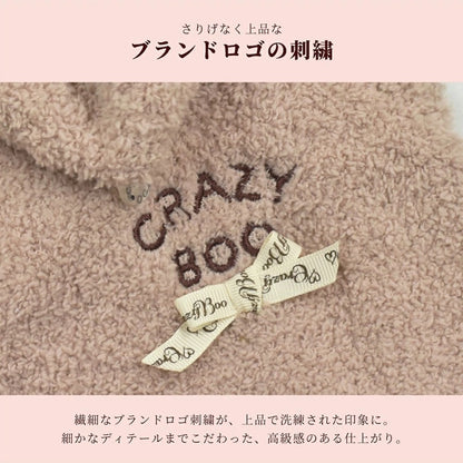 クレイジーブー CRAZYBOO クマ耳マシュマロパーカ ☆9月下旬順次発送予約☆【ドッグウエア 犬服 小型犬 パーカー トップス ニット セーター トイプードル チワワ ダックス セレブ】