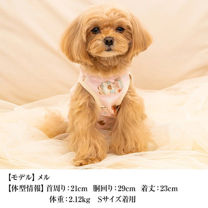 クレイジーブー CRAZYBOO ベロアクマプリントタンク ☆9月下旬順次発送予約☆【ドッグウエア 犬服 小型犬 トップス タンクトップ ノースリーブ トイプードル チワワ ダックス セレブ】