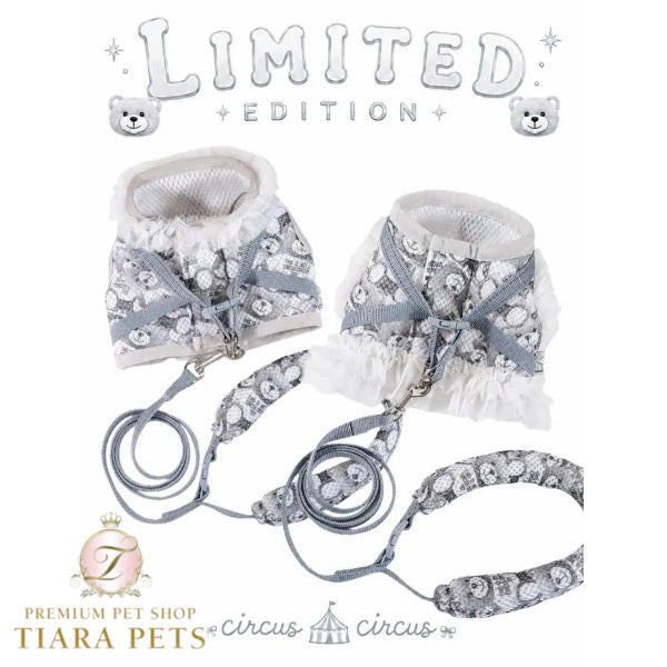 サーカスサーカス circus circus 【先行予約】Toy Bear Dressed Harness SET - Monotone - (CCZ-0077)【小型犬 犬用 ハーネス セット お散歩】
