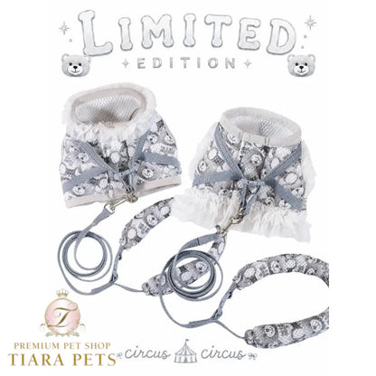 サーカスサーカス circus circus 【先行予約】Toy Bear Dressed Harness SET - Monotone - (CCZ-0077)【小型犬 犬用 ハーネス セット お散歩】