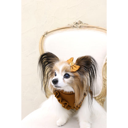 ミムット mimtto Satin Barrette☆予約品☆【小型犬 犬用 ヘアアクセサリー バレッタ リボン セレブ】